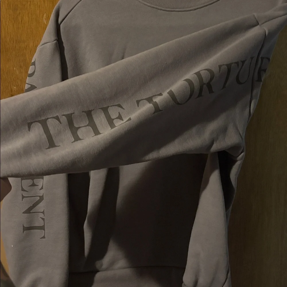 Taylor Swift “TTPD” crew neck sweatshirt - Picture 3 of 5